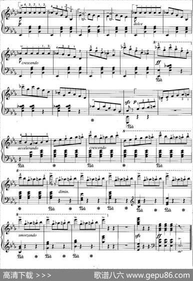 不可不弹的世界钢琴名曲：辉煌的大圆舞曲|肖邦