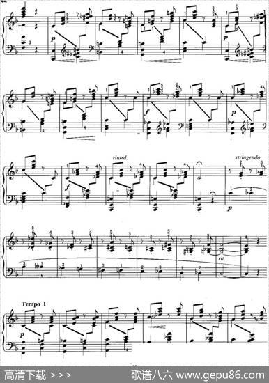 不可不弹的世界钢琴名曲：旋律（F大调）|鲁宾斯坦