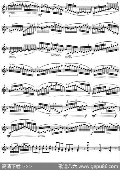 小提琴考级第三级：练习曲（6首）