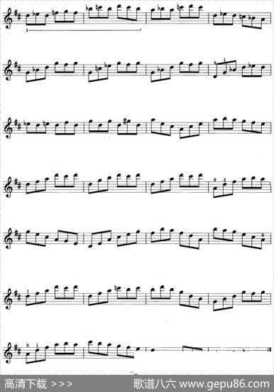 小提琴考级第三级：练习曲（6首）