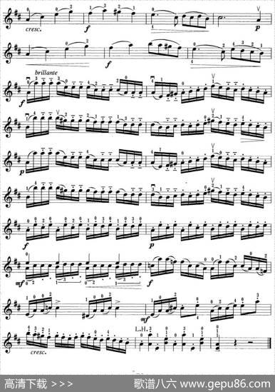 小提琴考级第三级：外国乐曲（5首）