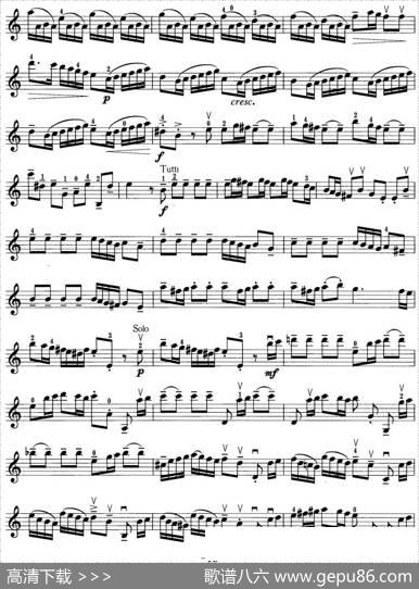小提琴考级第三级：外国乐曲（5首）