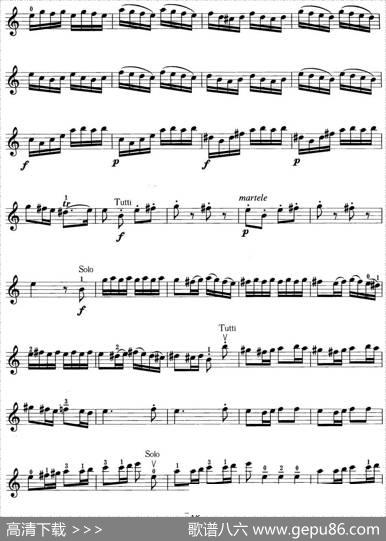小提琴考级第三级：外国乐曲（5首）