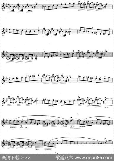 小提琴考级第四级：练习曲（6首）