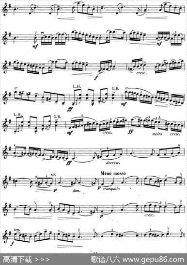 小提琴考级第四级：外国乐曲（5首）