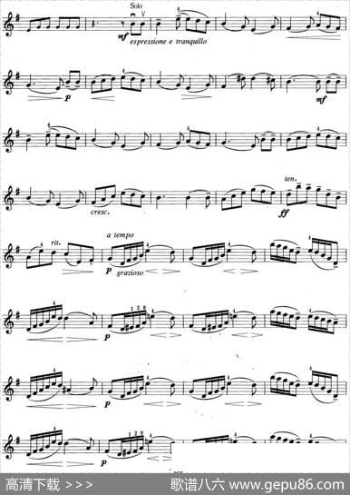 小提琴考级第四级：外国乐曲（5首）