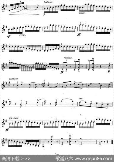 小提琴考级第四级：外国乐曲（5首）