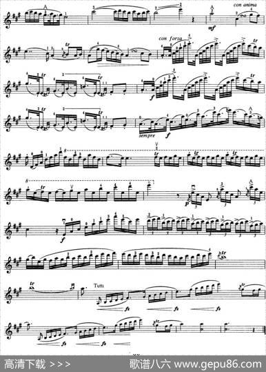 小提琴考级第七级：外国乐曲（8首）