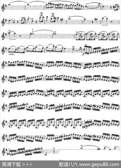 小提琴考级第七级：外国乐曲（8首）