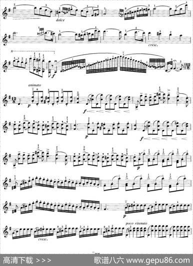 小提琴考级第八级：外国乐曲（7首）