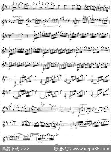 小提琴考级第八级：外国乐曲（7首）