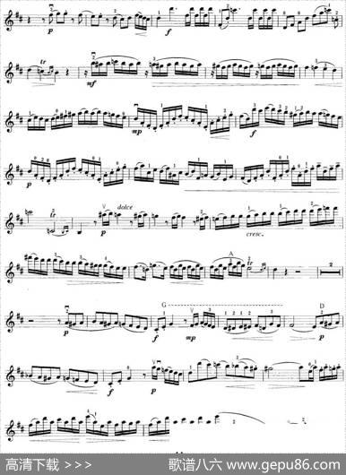 小提琴考级第八级：外国乐曲（7首）
