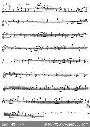 IntermediateJazzConceptionbyLennieNiehaus（20JazzExercises）