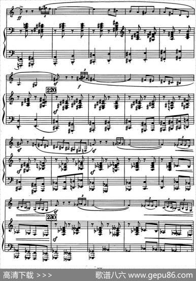 克莱斯顿《中音萨克斯管奏鸣曲》第三乐章（中萨+钢琴伴奏）