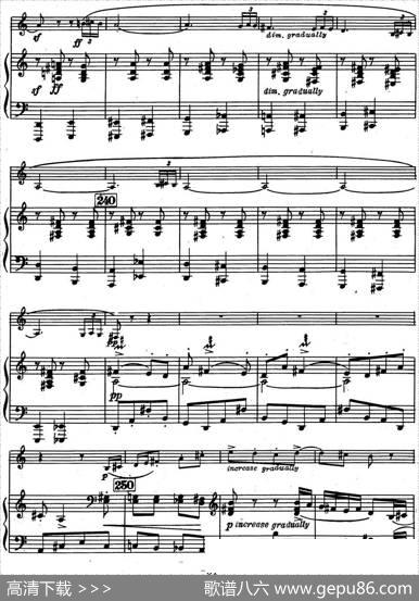 克莱斯顿《中音萨克斯管奏鸣曲》第三乐章（中萨+钢琴伴奏）