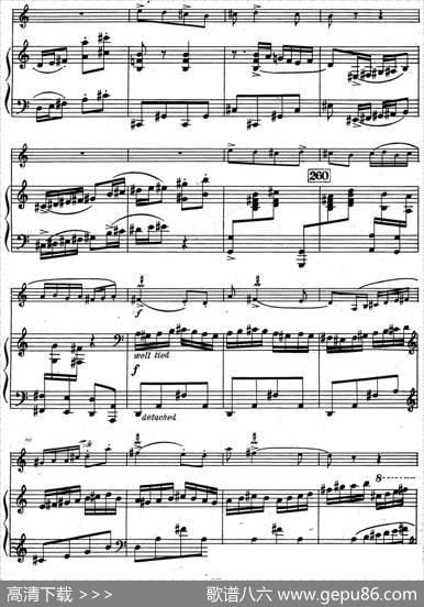 克莱斯顿《中音萨克斯管奏鸣曲》第三乐章（中萨+钢琴伴奏）