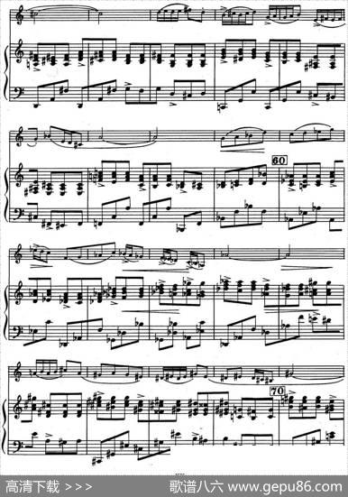 克莱斯顿《中音萨克斯管奏鸣曲》第三乐章（中萨+钢琴伴奏）