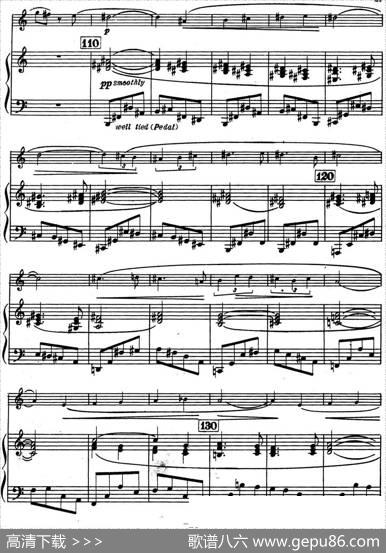 克莱斯顿《中音萨克斯管奏鸣曲》第三乐章（中萨+钢琴伴奏）