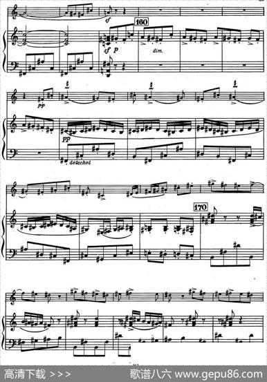 克莱斯顿《中音萨克斯管奏鸣曲》第三乐章（中萨+钢琴伴奏）