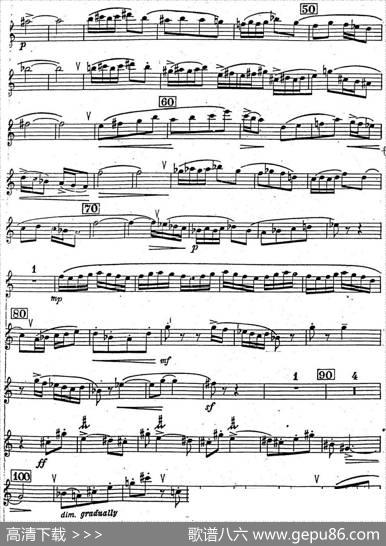 克莱斯顿《中音萨克斯管奏鸣曲》第三乐章