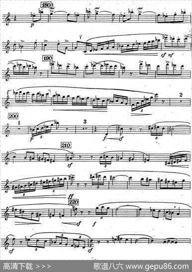 克莱斯顿《中音萨克斯管奏鸣曲》第三乐章