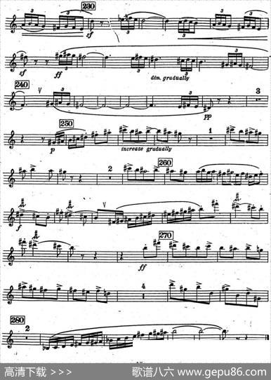 克莱斯顿《中音萨克斯管奏鸣曲》第三乐章