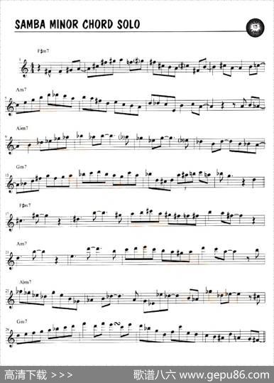 SAMBAMINORCHORDSOLO