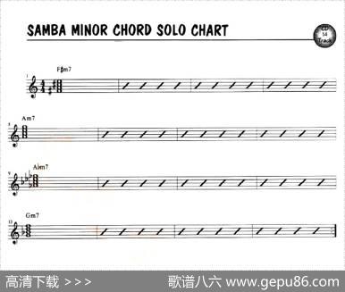 SAMBAMINORCHORDSOLO