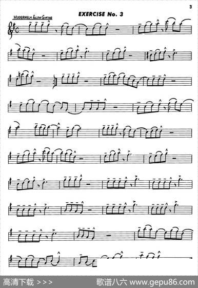 BasicJazzConceptionforsaxophone（EXERCISENo.3）|LennieNiehaus