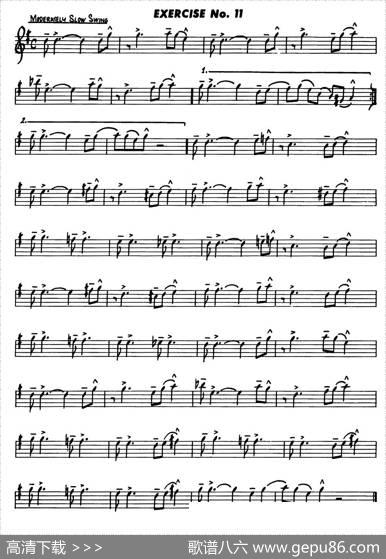 BasicJazzConceptionforsaxophone（EXERCISENo.11）|LennieNiehaus