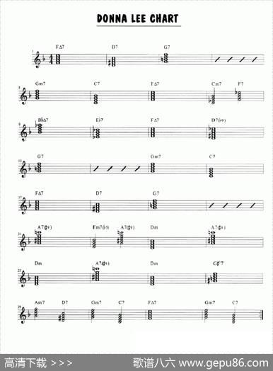 SambaMinorChordSoloChart