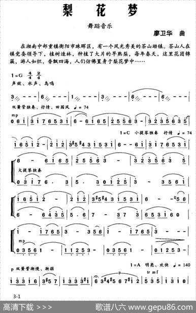 梨花梦（舞蹈音乐）|廖卫华