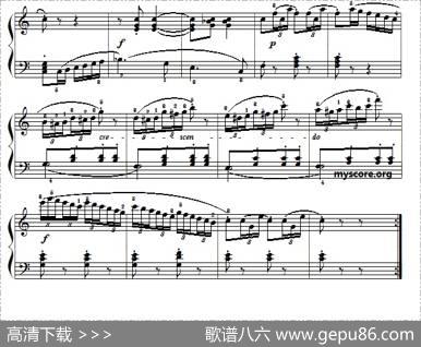 车尔尼599第80首曲谱及练习指导