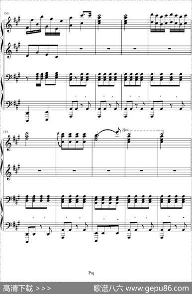 土耳其进行曲（四手联弹、周杰伦李云迪演奏版）