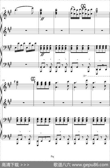 土耳其进行曲（四手联弹、周杰伦李云迪演奏版）