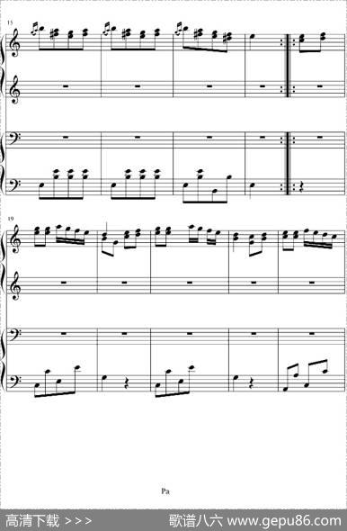 土耳其进行曲（四手联弹、周杰伦李云迪演奏版）