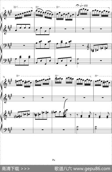 土耳其进行曲（四手联弹、周杰伦李云迪演奏版）