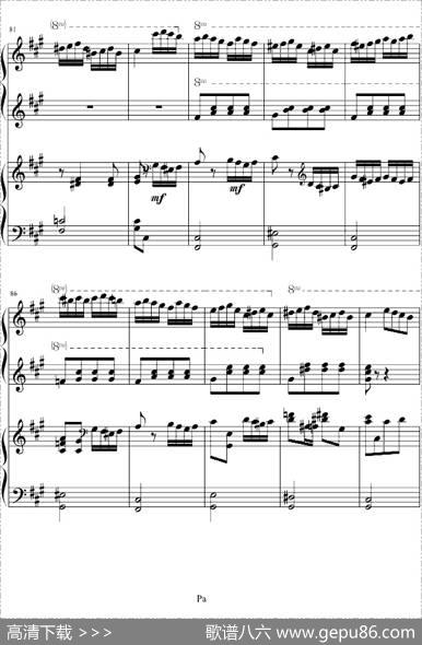 土耳其进行曲（四手联弹、周杰伦李云迪演奏版）