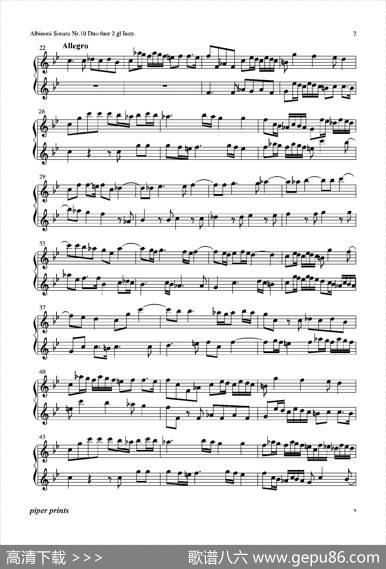 SonateNr.10（二重奏）