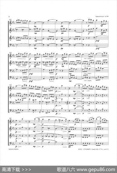 SonatineOp.137No1（四重奏总谱）