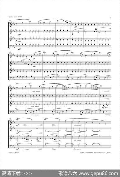 SonatineOp.137No1（四重奏总谱）