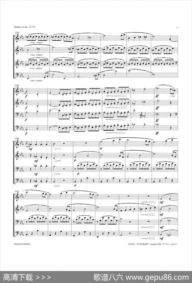 SonatineOp.137No1（四重奏总谱）