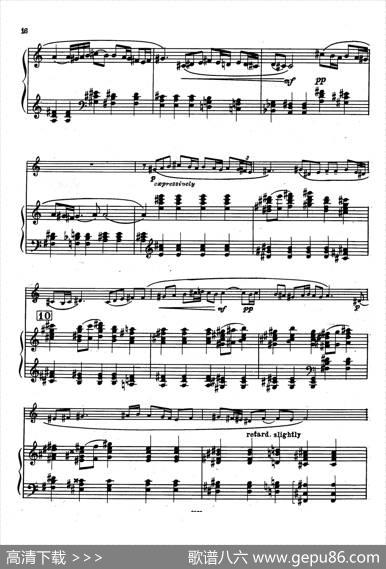 Sonata（萨克斯+钢琴伴奏）