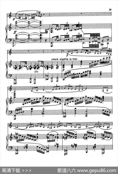 Sonata（萨克斯+钢琴伴奏）