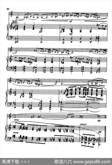 Sonata（萨克斯+钢琴伴奏）