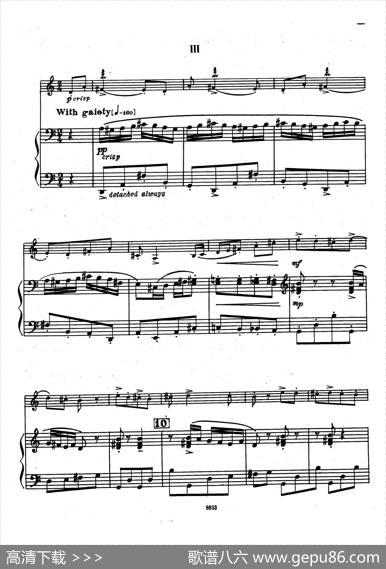 Sonata（萨克斯+钢琴伴奏）