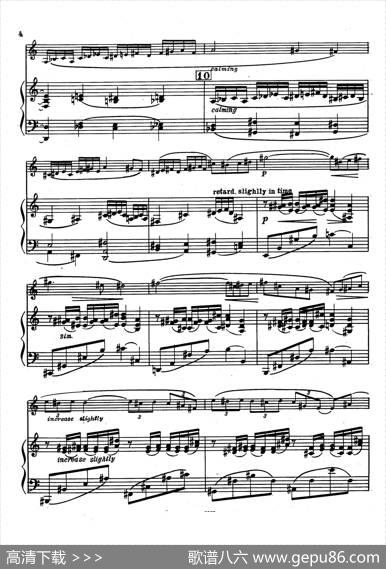 Sonata（萨克斯+钢琴伴奏）