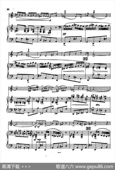 Sonata（萨克斯+钢琴伴奏）