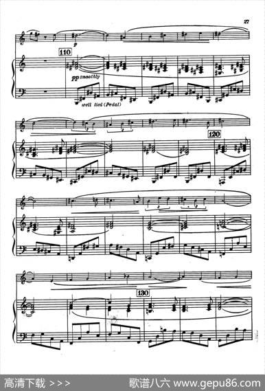 Sonata（萨克斯+钢琴伴奏）