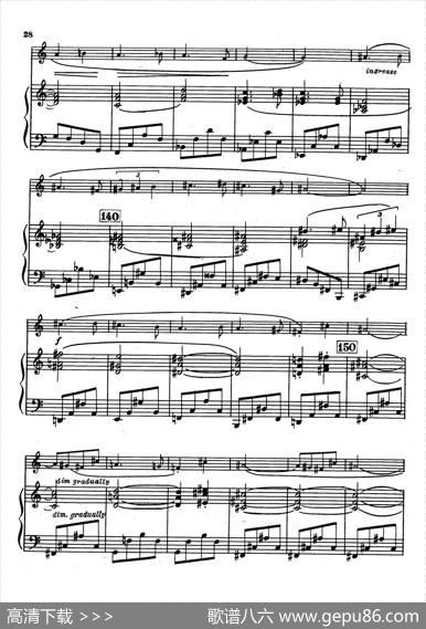 Sonata（萨克斯+钢琴伴奏）